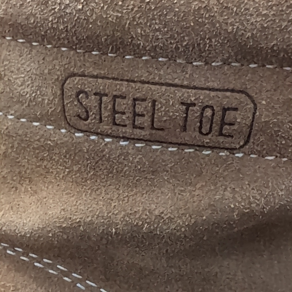 Honchos Split Leather Upper Tan Steel Toe Work Boots,8.5 E. - Picture 7 of 13